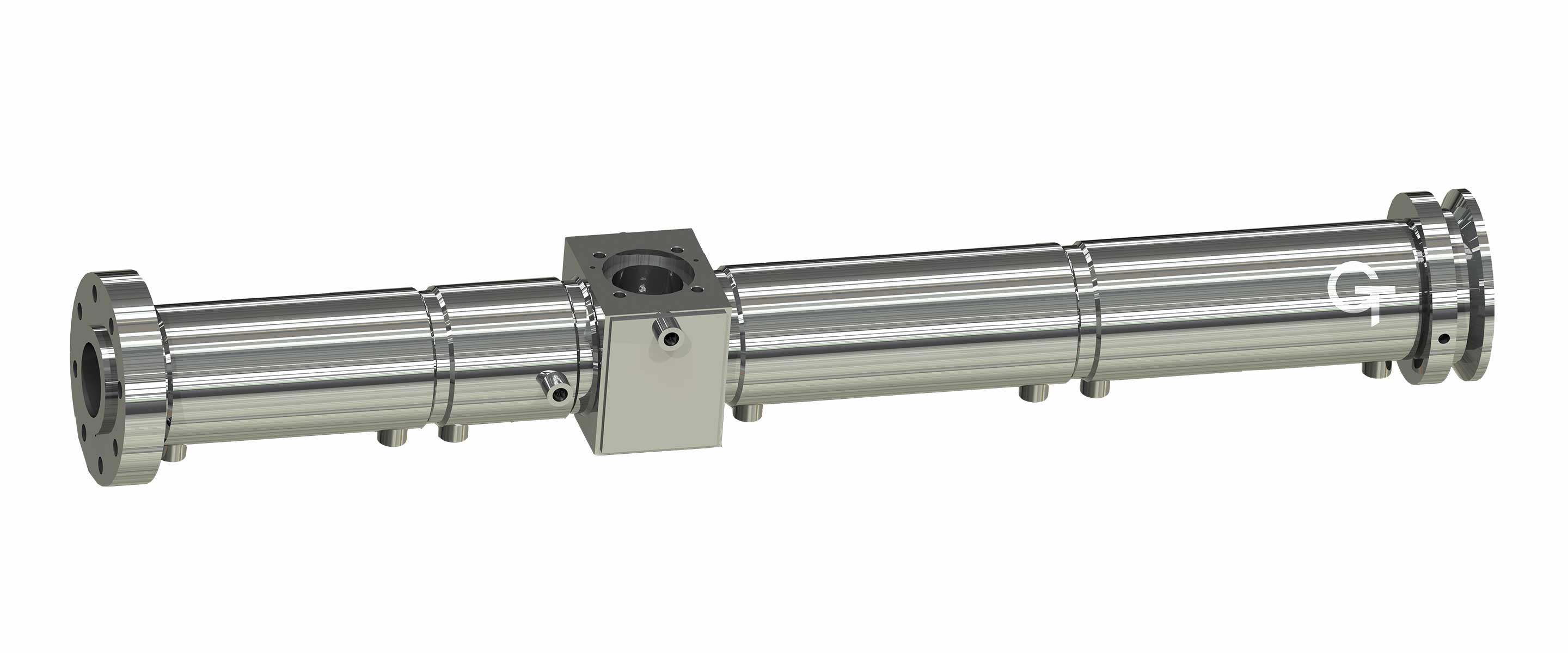 Der Extruder-Zylinder wird aus Nitrierstahl oder Bimetall hergestellt.