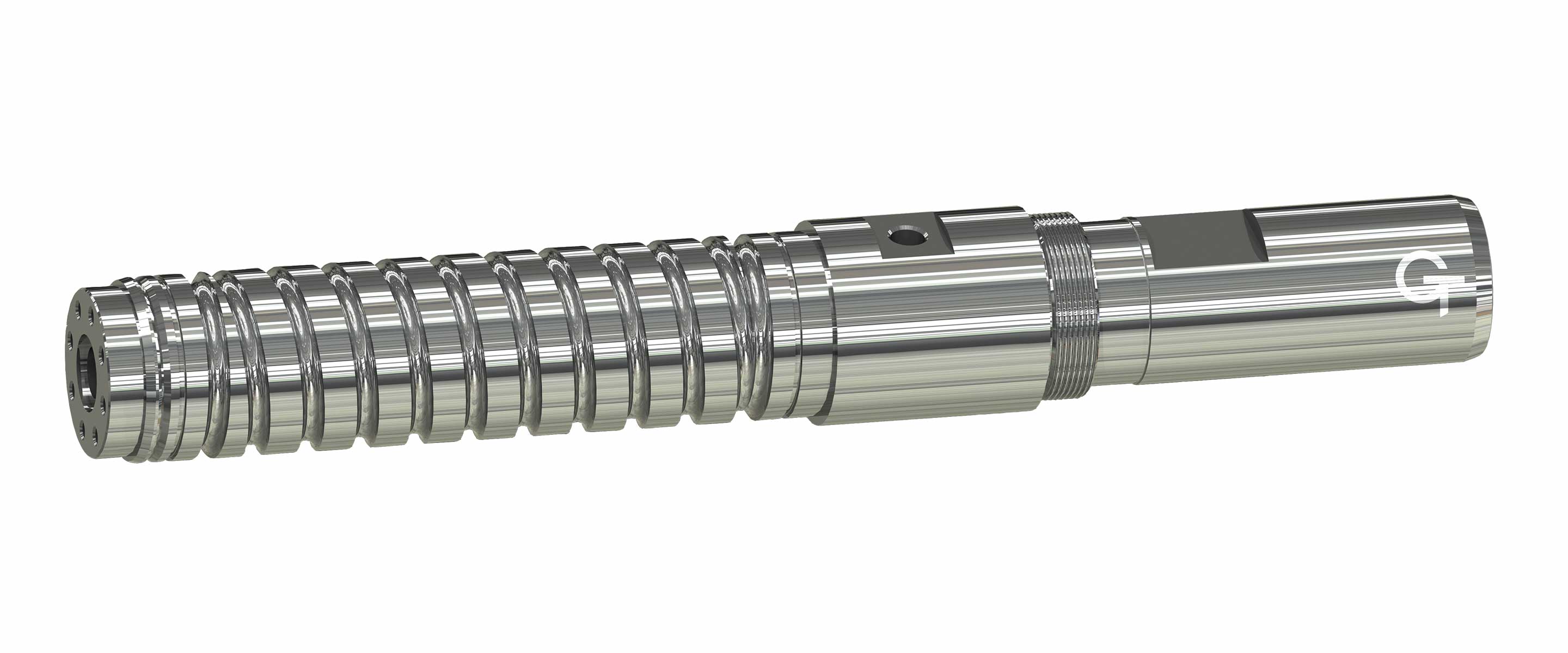 Der LSR-Zylinder wird aus Bimetall mit Kühlzone gefertigt.